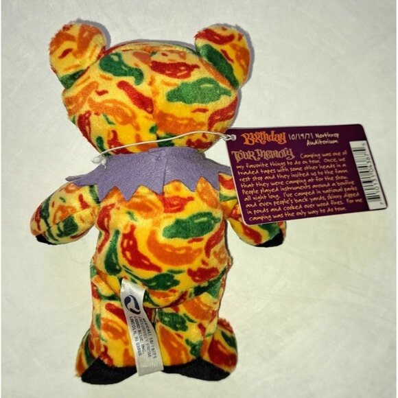 Mexicali Bear Grateful Dead Bean Beanie Chili Pepper Limited Edition Plush Doll - Picture 3 of 4